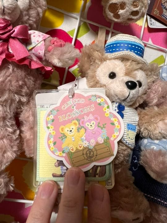 スプリングヴォヤッジ 2014春 ダッフィ シェリーメイ ぬいぐるみバッジ