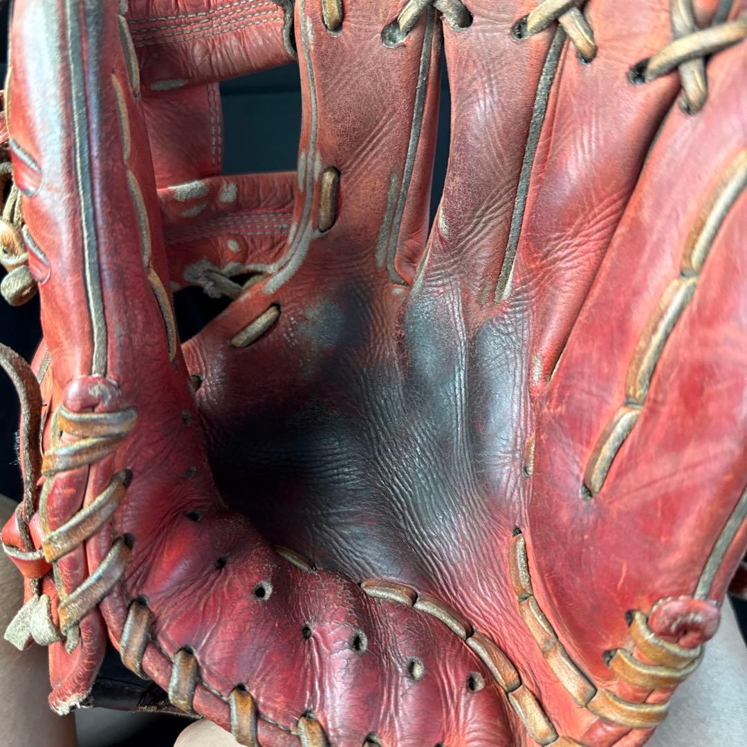 ワールドペガサス硬式グローブ 赤 右投げ用
