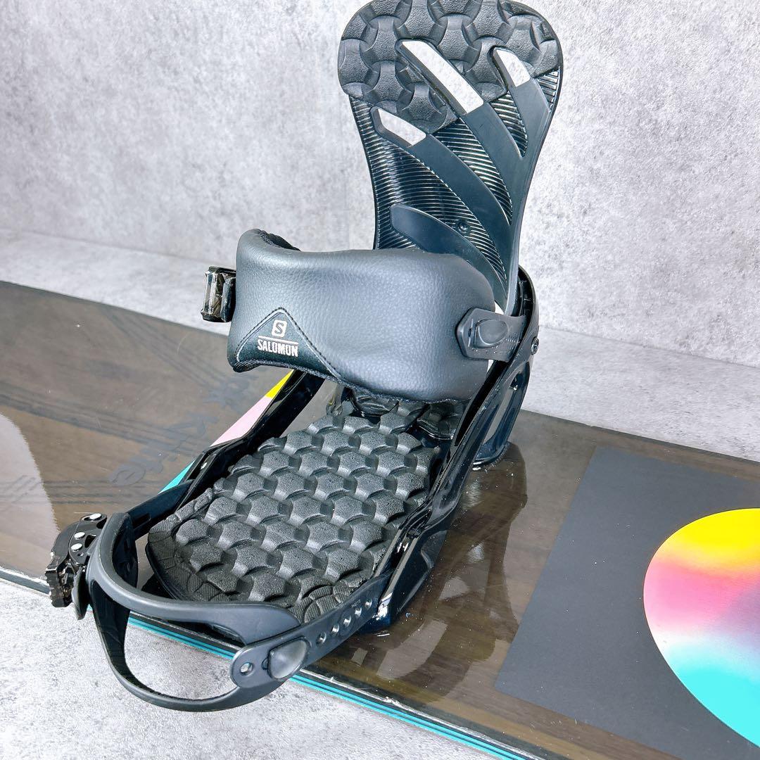 SALOMONサロモン148センチ×リズム　バインスノーボード2点セット