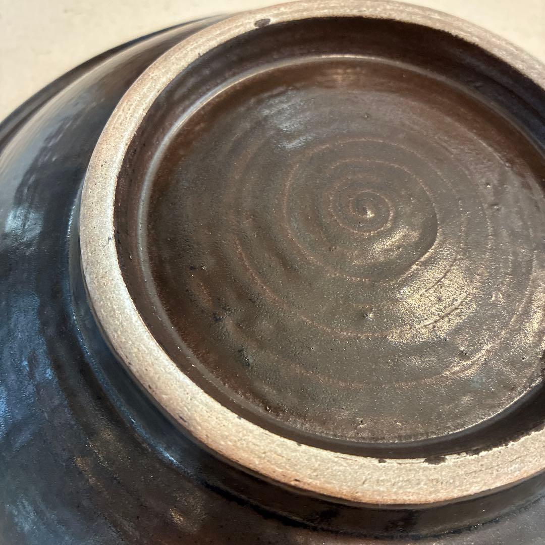 【極美品】やちむん　沖縄陶器　田村窯　30㎝大皿