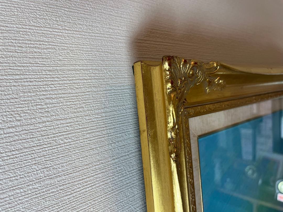 油絵　建物　風景画　作者名あり