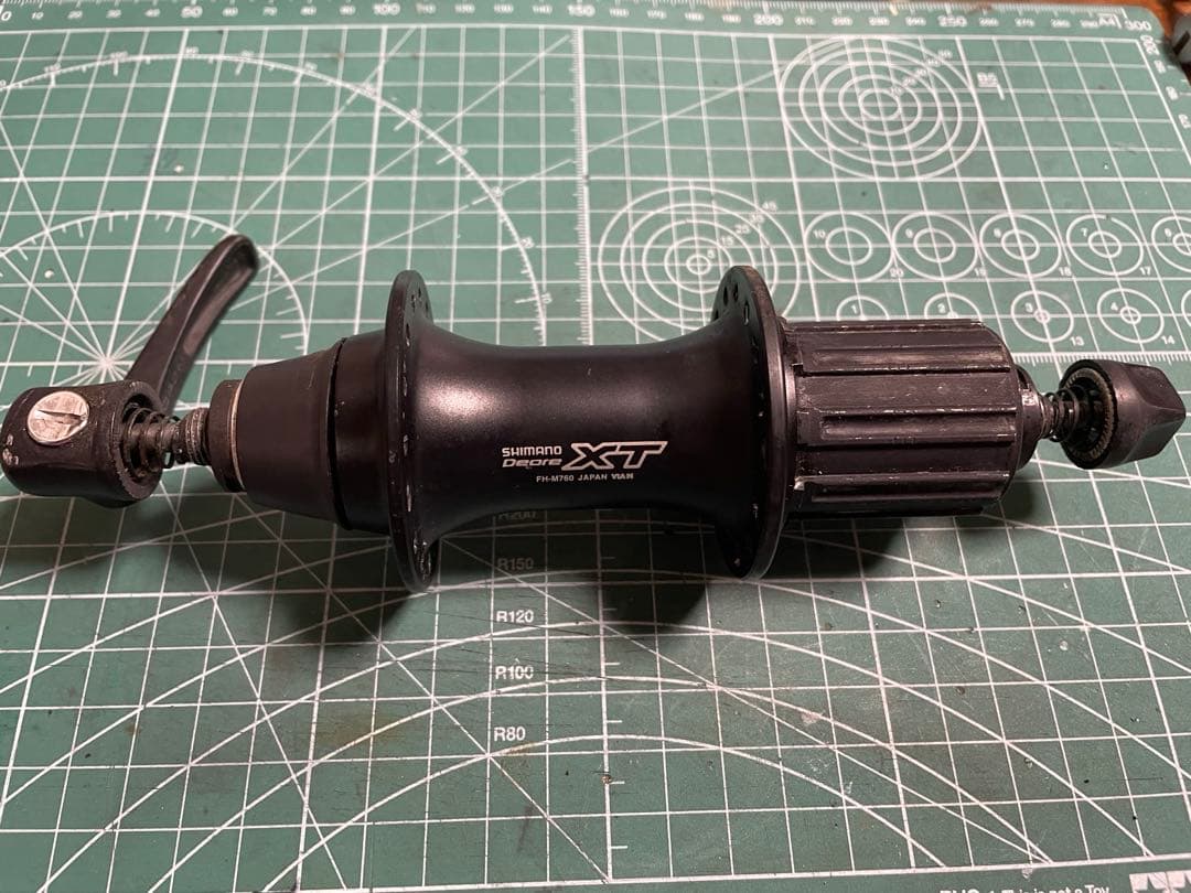 Shimano XT リアハブ ブラック クイックリリース　前後セット