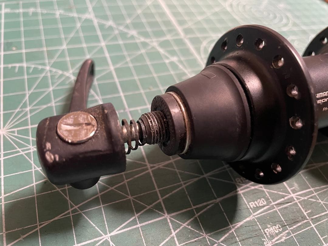 Shimano XT リアハブ ブラック クイックリリース　前後セット