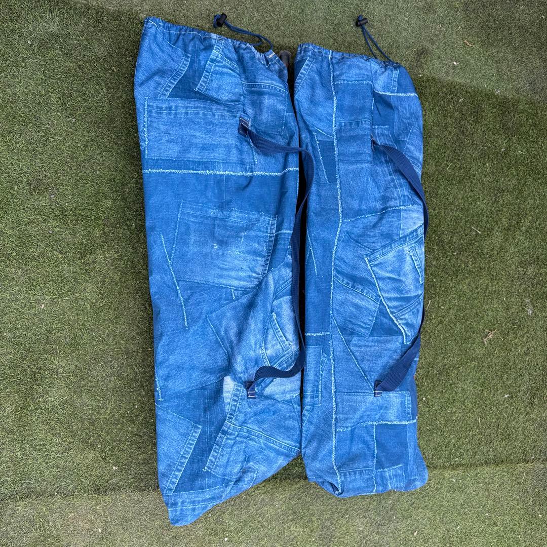 コールマンコラボmonroデニムブルー 折りたたみチェア 2脚セット