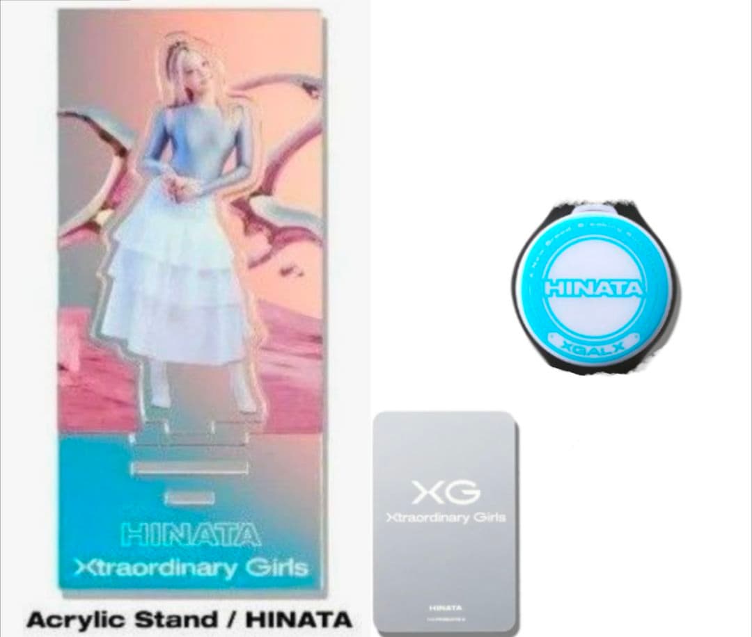 HINATA アクリルスタンド & カスタムカバー トレカセット