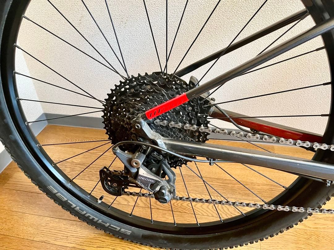 Cannondale マウンテンバイク レッド/ブラック 26インチ　※引取限定