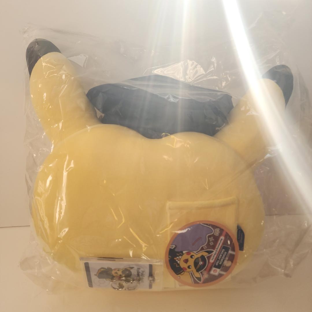 ★期間限定★ 韓国 ピカチュウ 駅長 クッション 釜山 キーホルダー付き