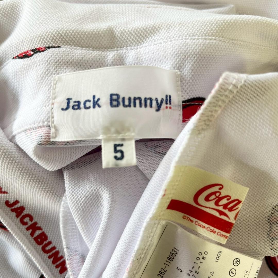 美品 Jack Bunny! Coca-Cola ポロシャツ サイズ5 0172