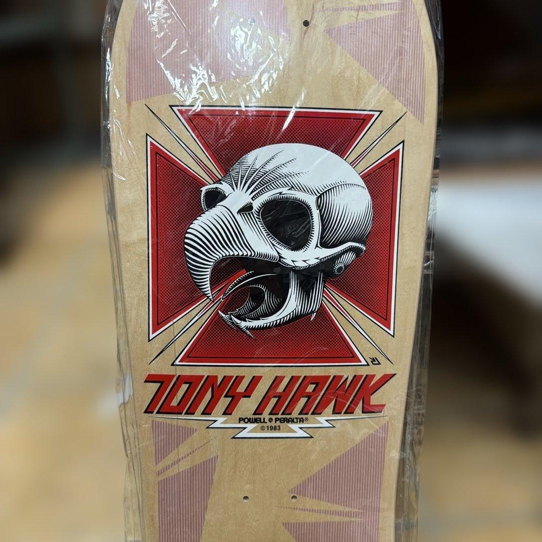 Powell Tony Hawk スケボーデッキ 10.41×30.28㌅復刻版