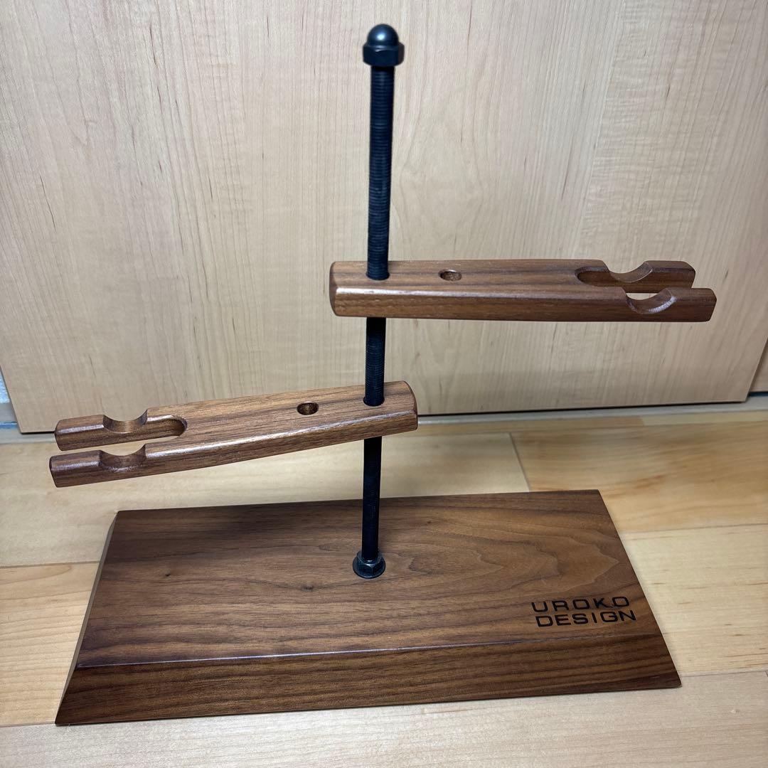 UROKO DESIGN 木製リールスタンド