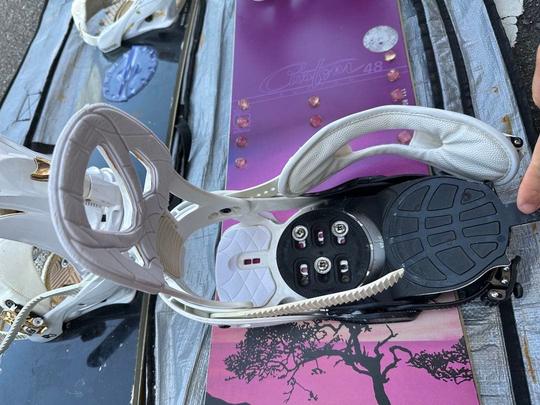 BURTONxサロモン CUSTOM スノーボードセット バートン