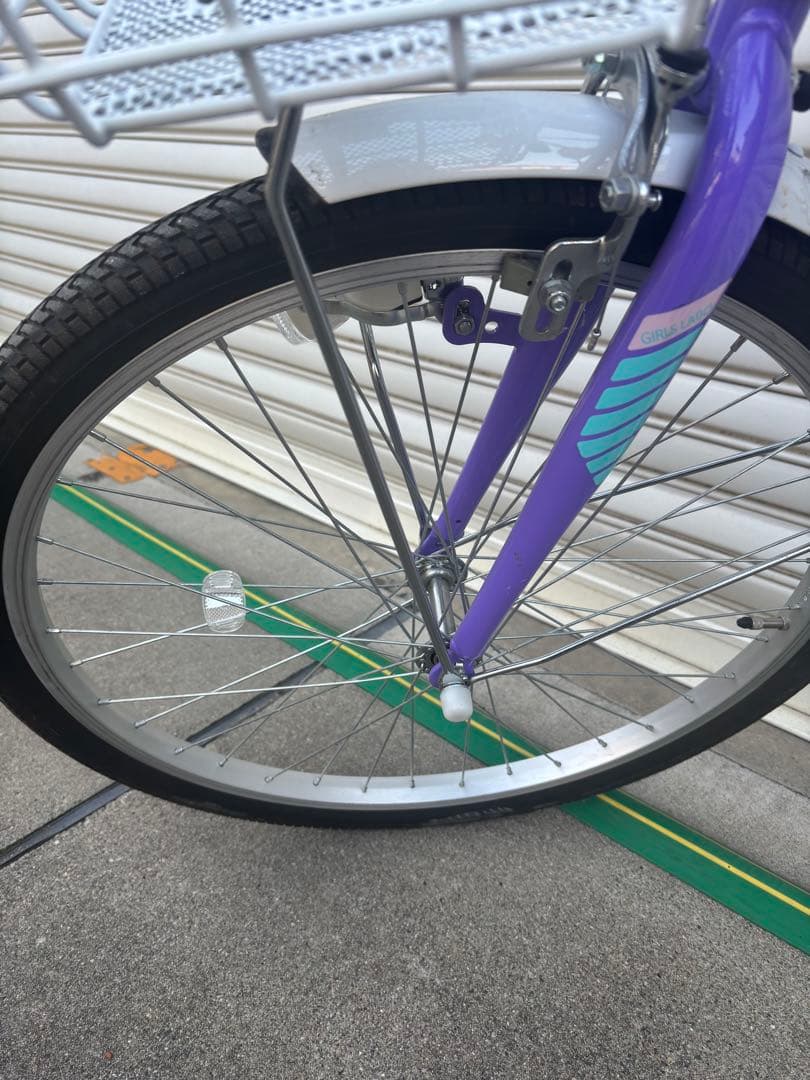 【富山県内直接引渡限定】自転車 24型 ヘルメット付