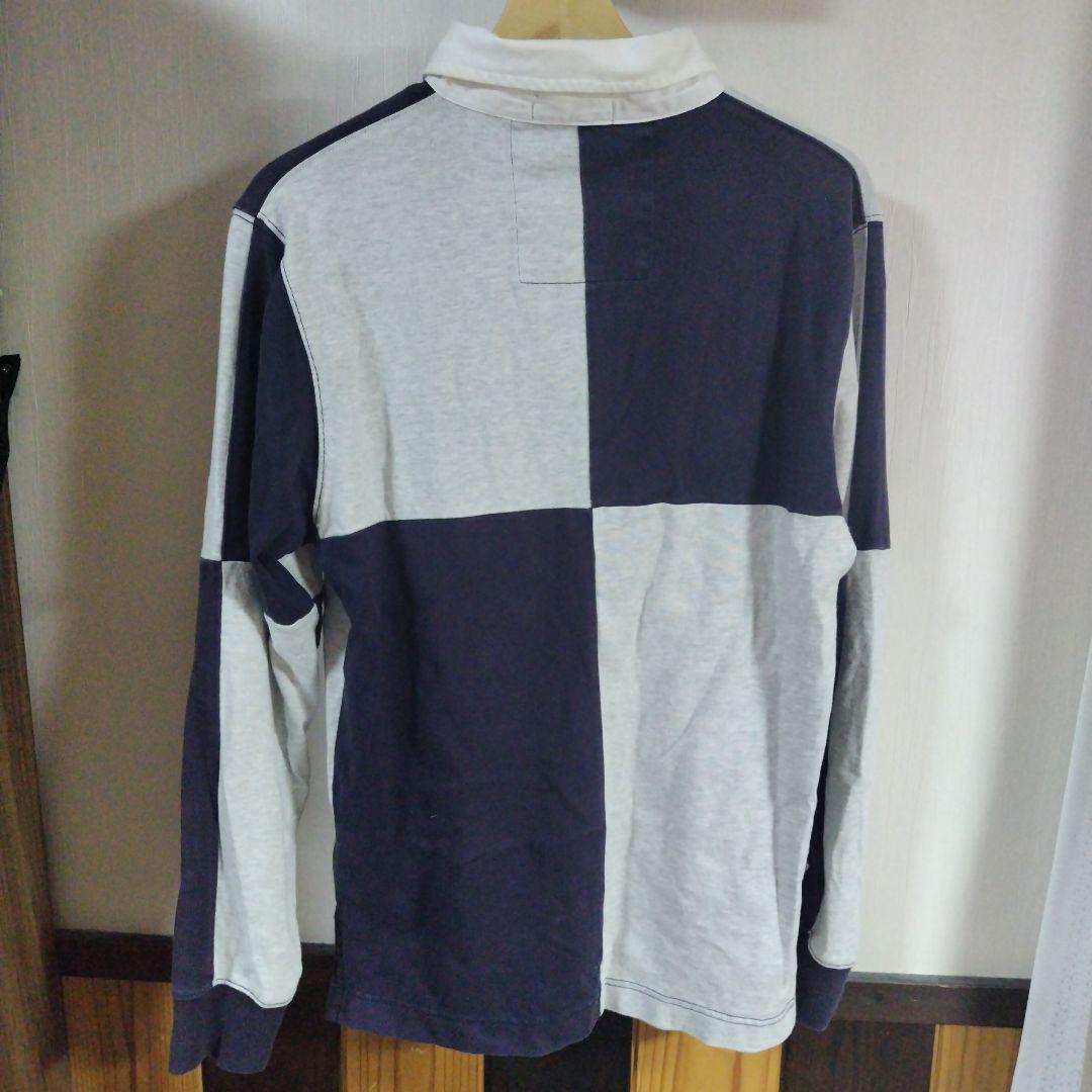 古着ノーティカ　NAUTICA　ラガーシャツ　S