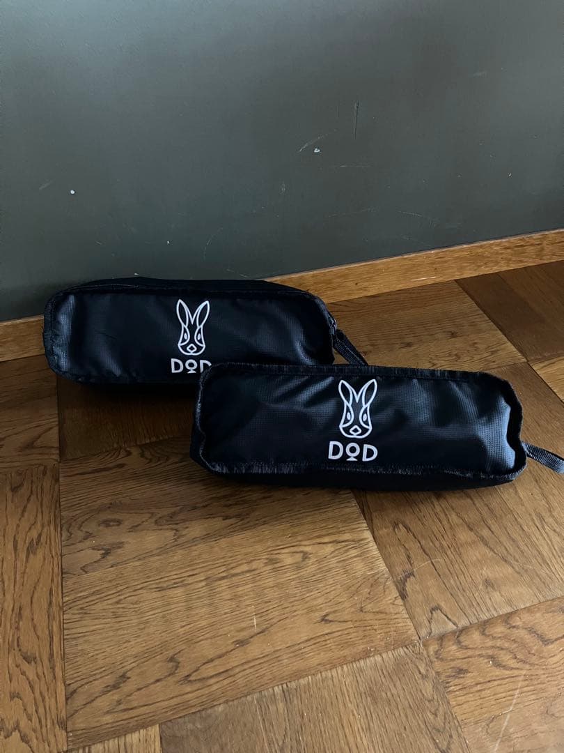 DOD アウトドアチェア 2脚セット ブラック