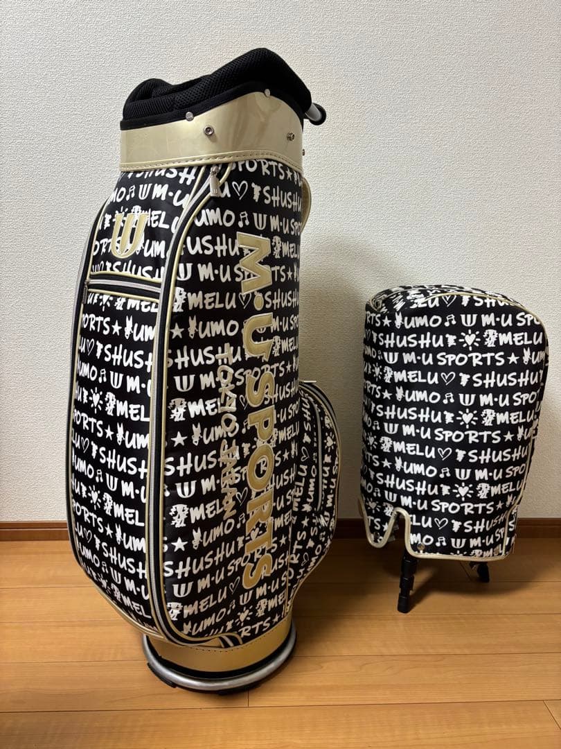 M.U.SPORT ミエコウエサコ キャディバッグ 可愛いい エムユースポーツ