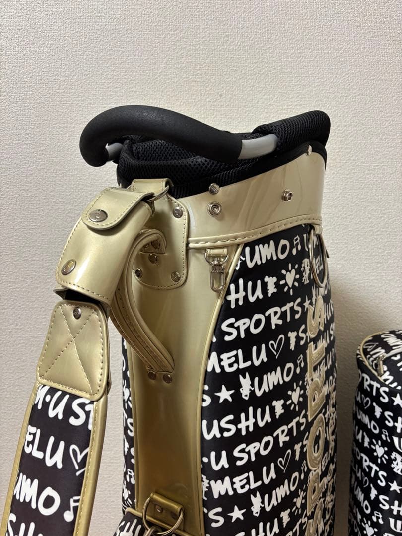 M.U.SPORT ミエコウエサコ キャディバッグ 可愛いい エムユースポーツ
