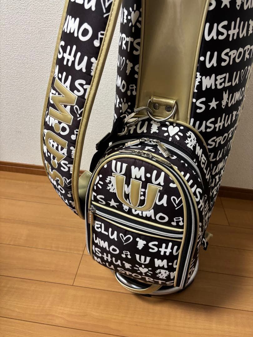 M.U.SPORT ミエコウエサコ キャディバッグ 可愛いい エムユースポーツ