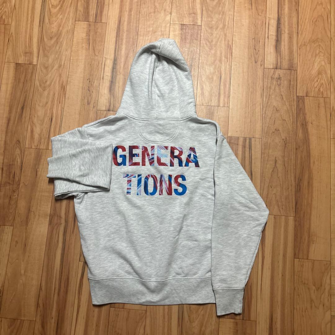 GENERATIONS フーディー Mサイズ グレー
