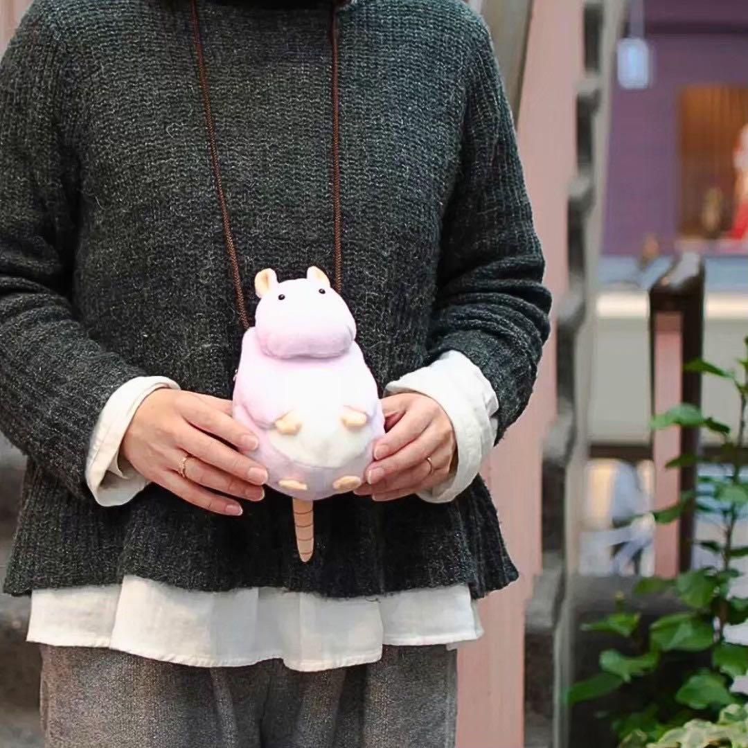 千と千尋の神隠し がまぐちポーチ 坊ネズミ ふんわりミニがまぐち 坊ネズミ 2点