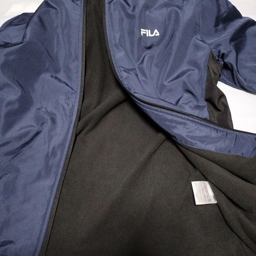 新品　FILA　ウインドブレーカー　上下　セットアップ　Mサイズ　ネイビー