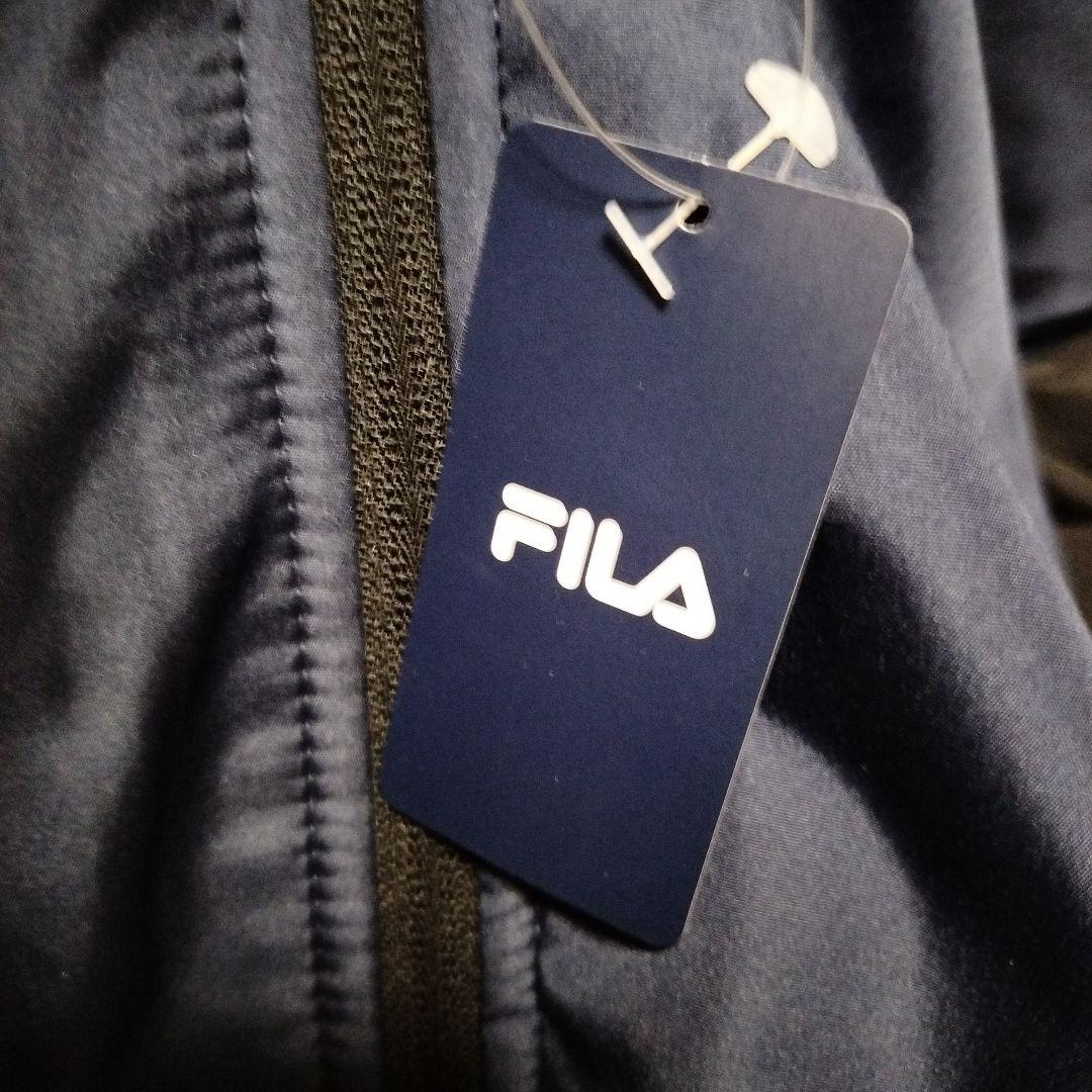 新品　FILA　ウインドブレーカー　上下　セットアップ　Mサイズ　ネイビー
