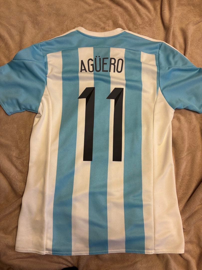 アグエロ　アルゼンチン代表ユニホーム