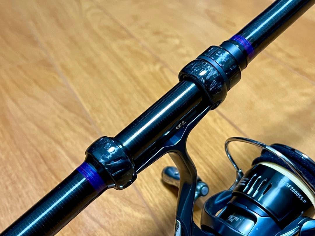 荒雅studio jupiterV 2ピース アジング ロッドビルディング