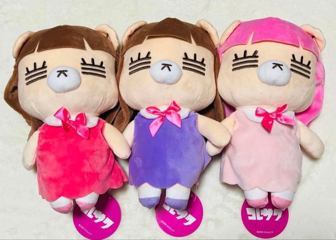 コレサワ れ子ちゃん BIGぬいぐるみ 全3種×4セット