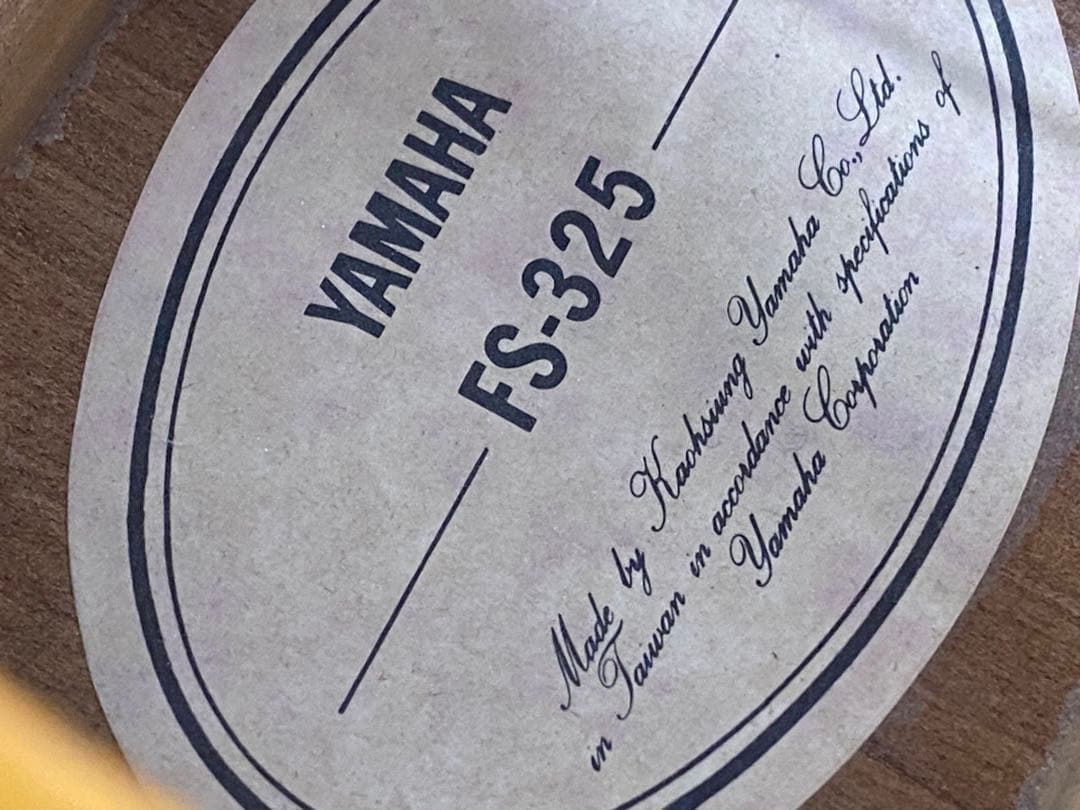 YAMAHA ヤマハ FS-325 アコースティックギター ケース付き