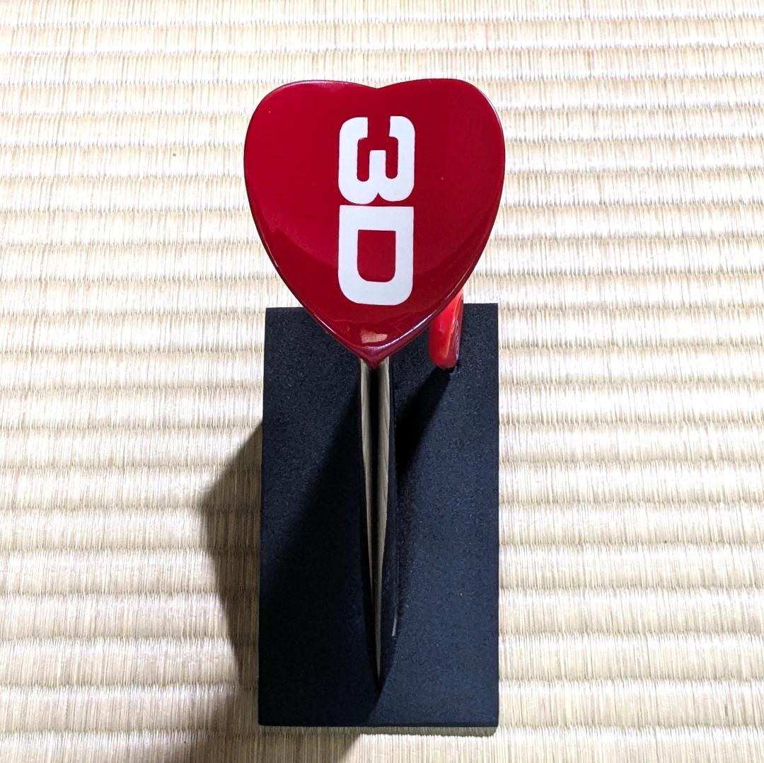 FCS 3D TIP カーボンフィン M　 Black/Red
