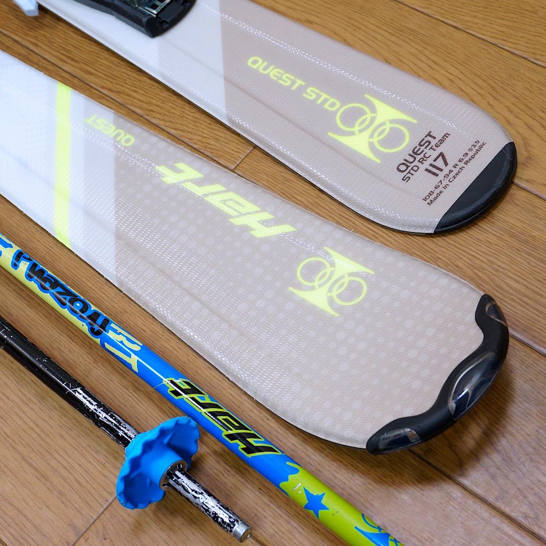 メンテ済 117cm 靴22cm HART スキーセット おまけ