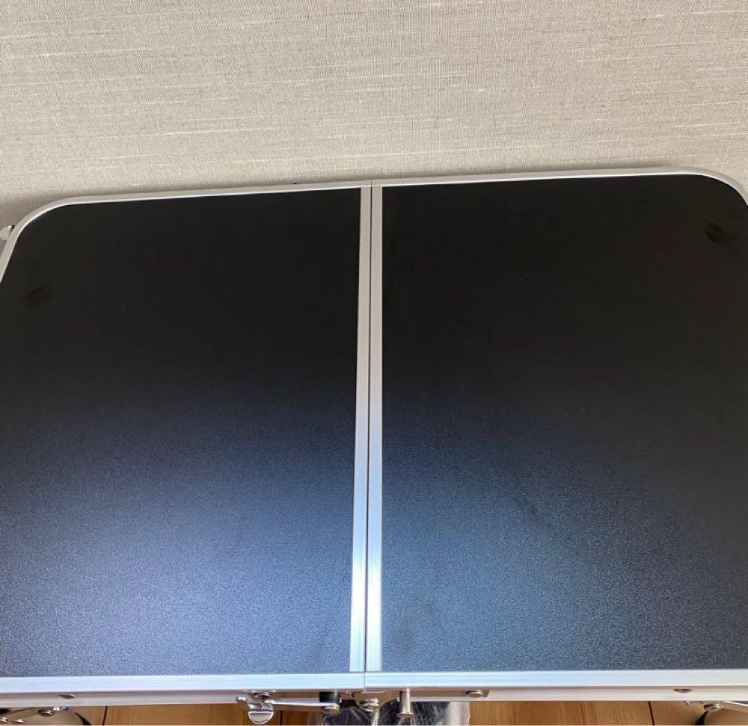 ２個セット　テーブル　バーベキューテーブル　アウトドア　ブラック　キャンプ