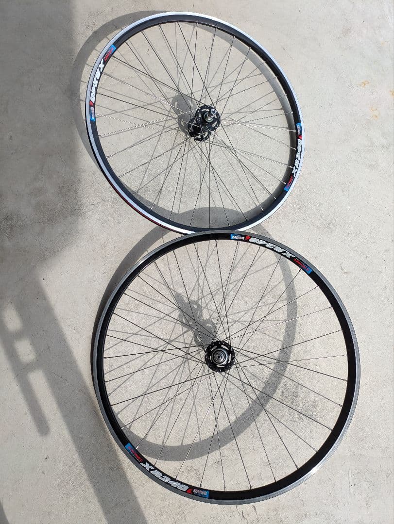 パーツ x-keymet 700c single wheels set 32h