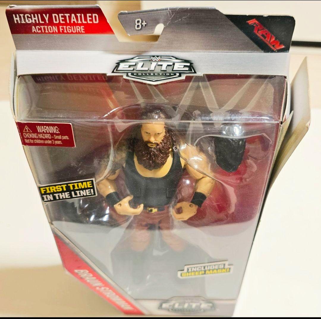 WWE エリート ブラウン・ストローマン フィギュア(未開封品)
