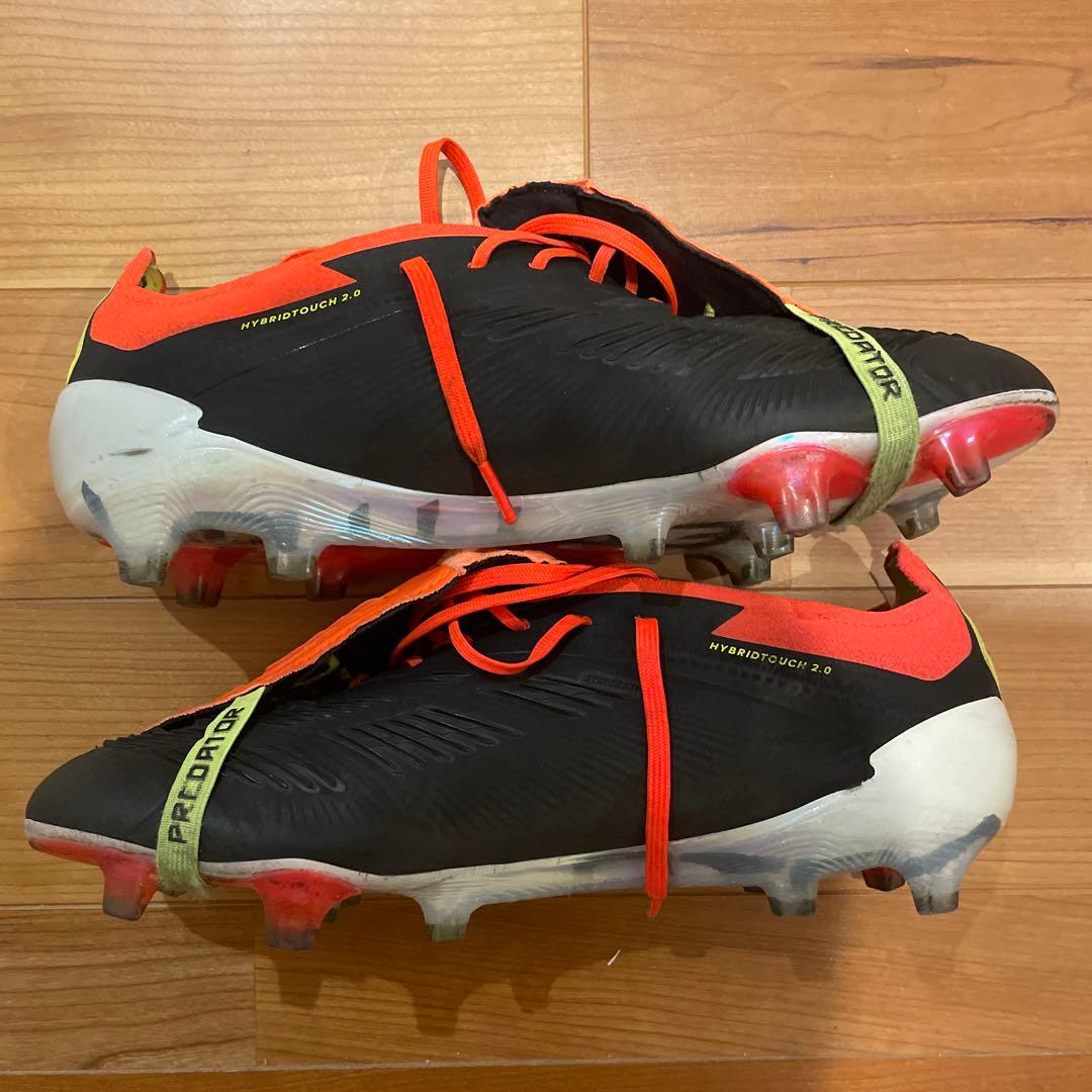 Adidas Predator スパイク ブラック/オレンジ　アディダス