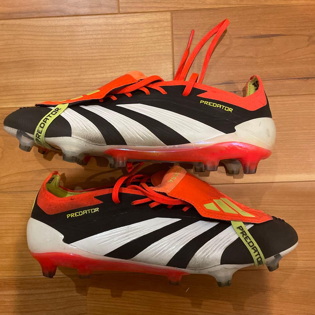 Adidas Predator スパイク ブラック/オレンジ　アディダス