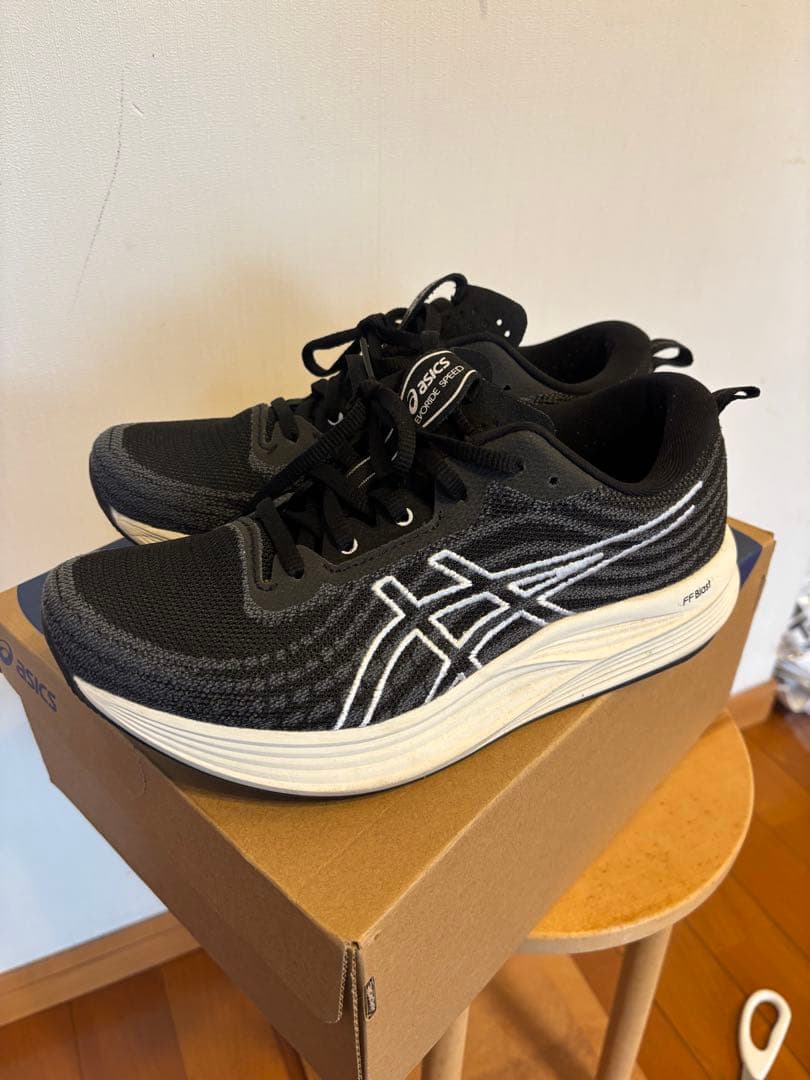 asics Evoride speed ランニングシューズ　 24 ブラック
