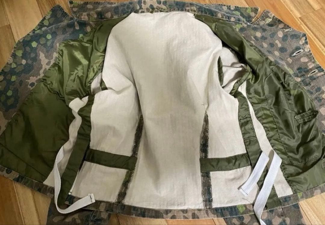 ww2 ドイツ軍 武装SS PZ 戦車兵 迷彩ジャケット M44 迷彩服 古着