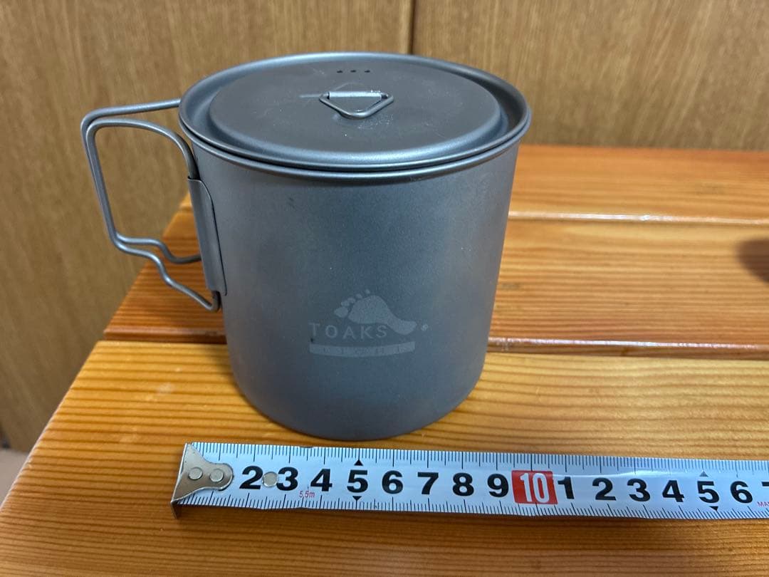 TOAKS チタンマグ　アルコールストーブ　クッカーセット