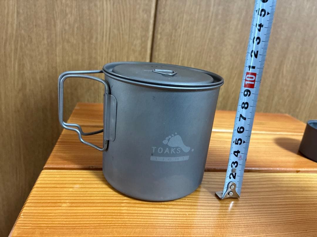 TOAKS チタンマグ　アルコールストーブ　クッカーセット