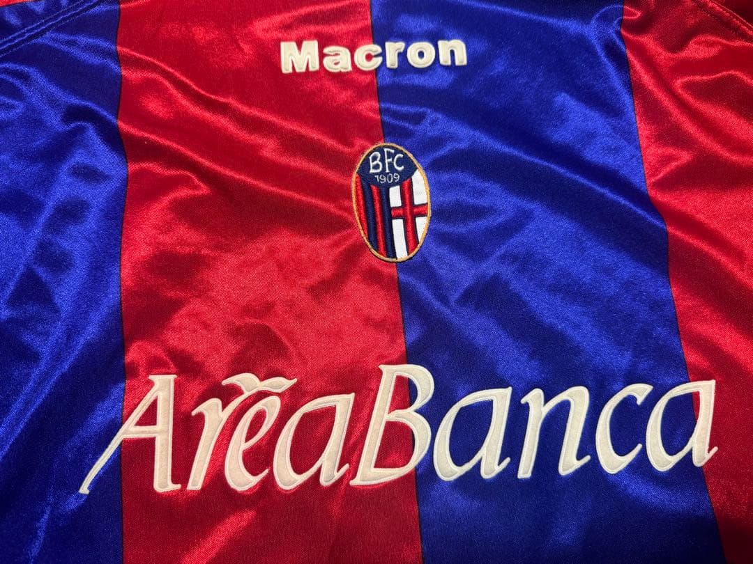 極美品 セリエA ボローニャ 中田英寿 ユニフォーム XLサイズ Macron