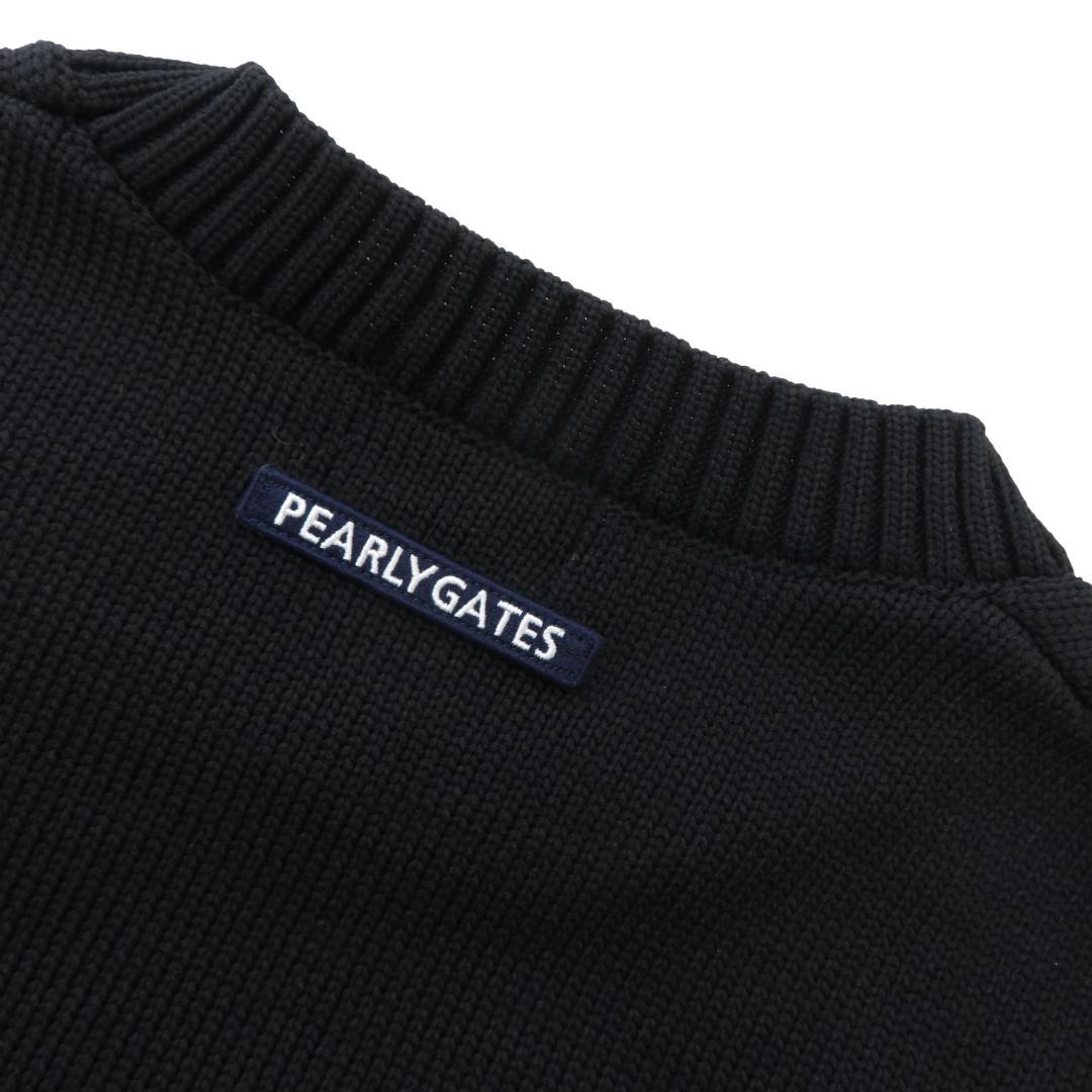 【美品】PEARLY GATES ニットセーター 5 非売品 [M7434]