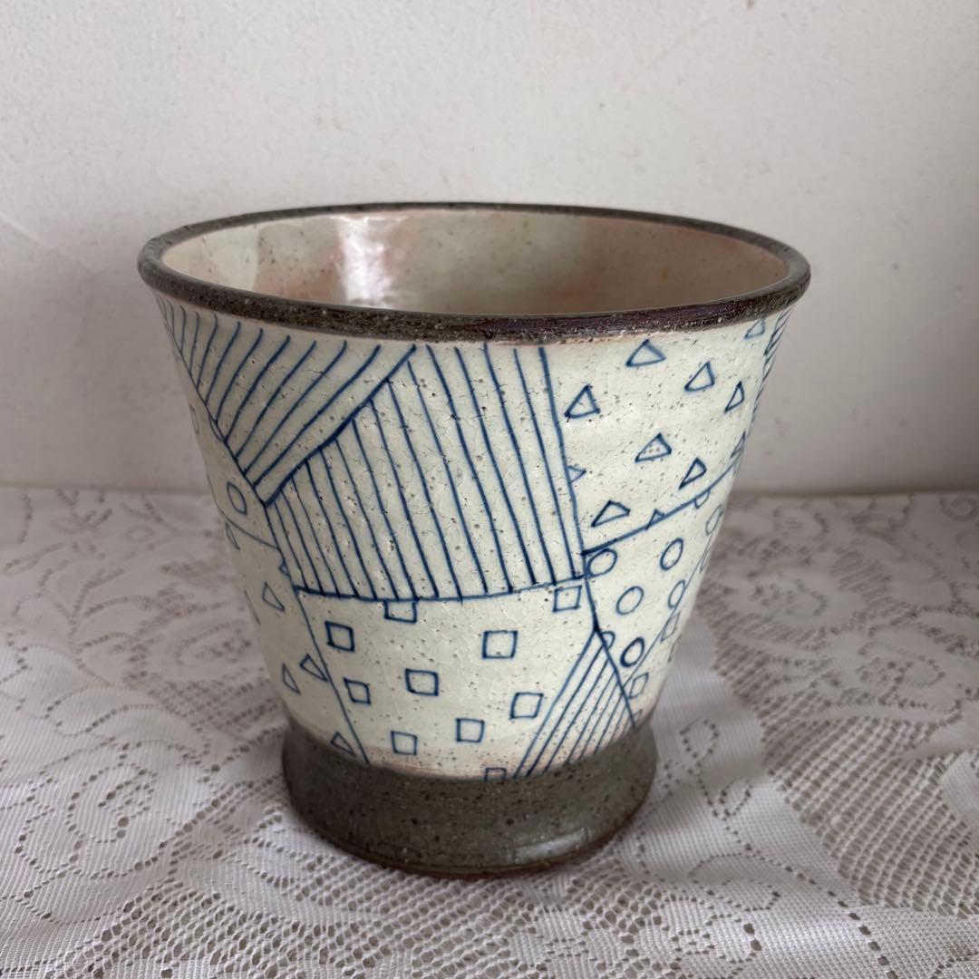 Green Craft Dachi 美濃焼ワインクーラー パッチワーク花瓶陶磁器