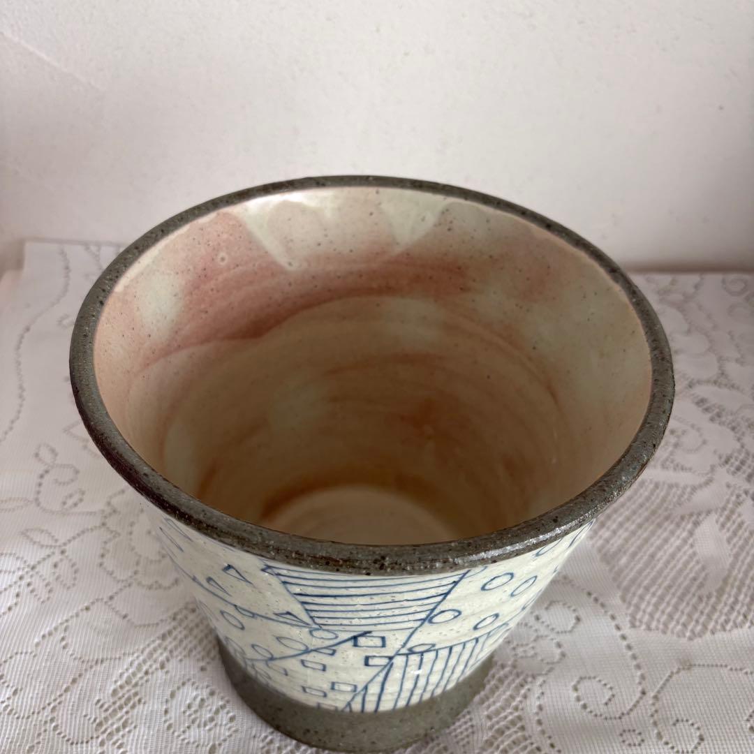 Green Craft Dachi 美濃焼ワインクーラー パッチワーク花瓶陶磁器