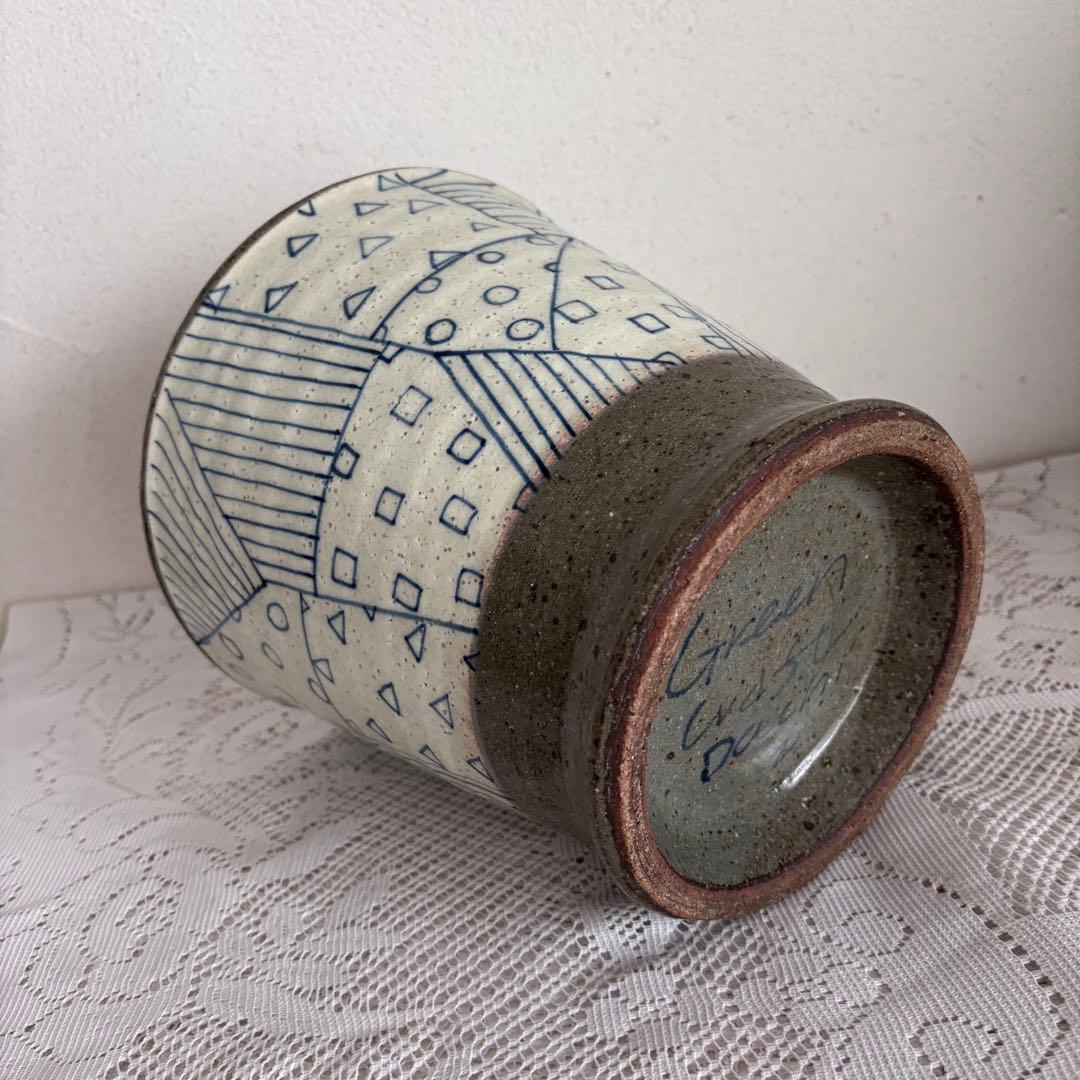 Green Craft Dachi 美濃焼ワインクーラー パッチワーク花瓶陶磁器
