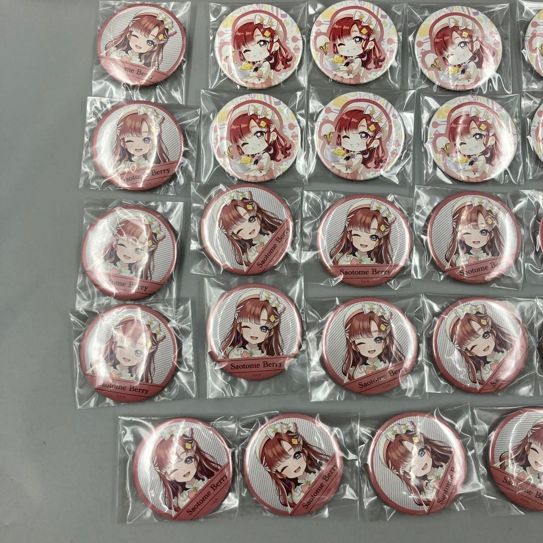 ★にじさんじ 早乙女ベリー 缶バッジ　まとめ売り 40点