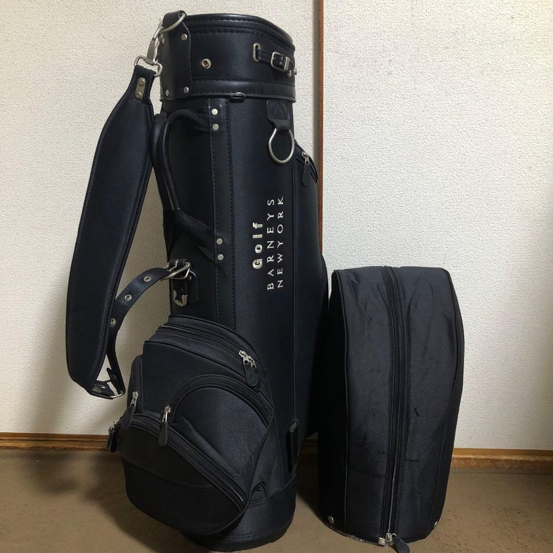 入手困難 訳あり美品 バーニーズニューヨーク ゴルフバッグ キャディバッグ 希少