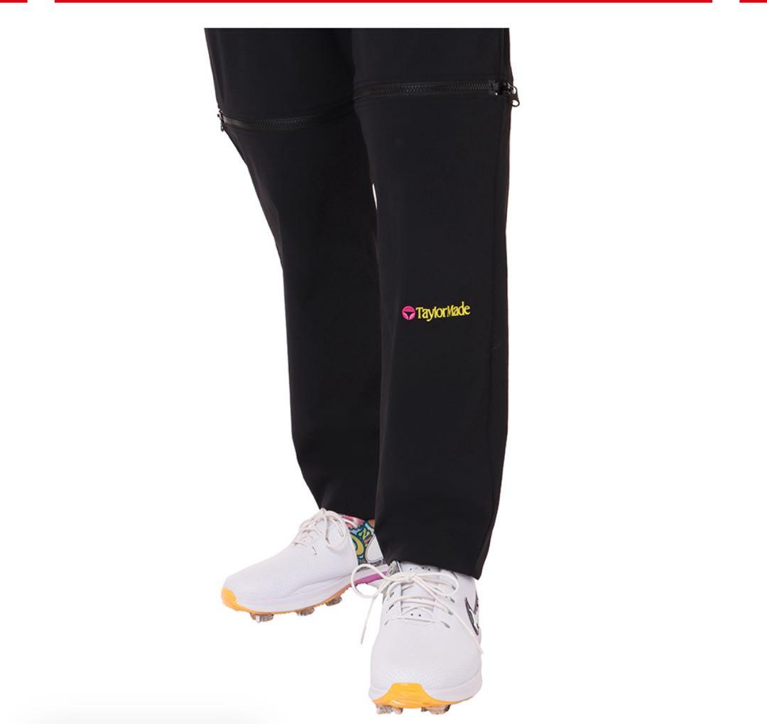 【人気完売】テーラーメイド クラシックロゴ コンバーチブルパンツ 黒 XL