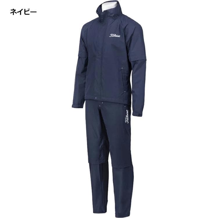 新品 タイトリスト Titleist レインウェア 上下セット Lサイズ NV