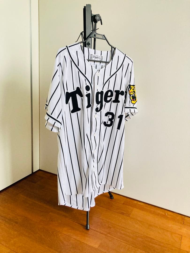 阪神タイガース 掛布　ユニフォーム メンズL 掛布雅之　刺繍　阪神公認　ミズノ